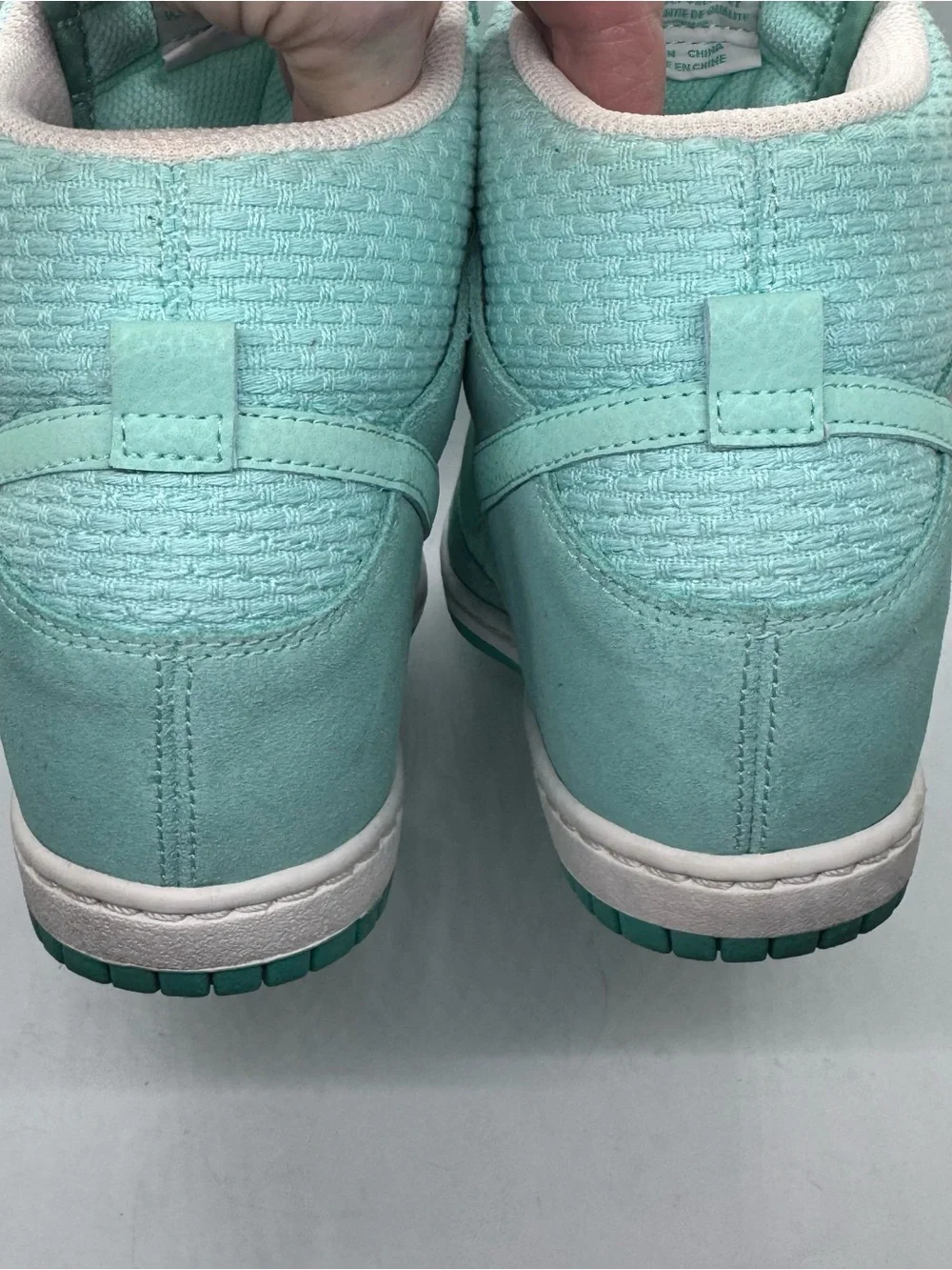 Nike Dunk Sky Hi Artisan Teal Hidden Wedge Sneakers 644877-303 Women's US Size 8 - Picture 7 of 9